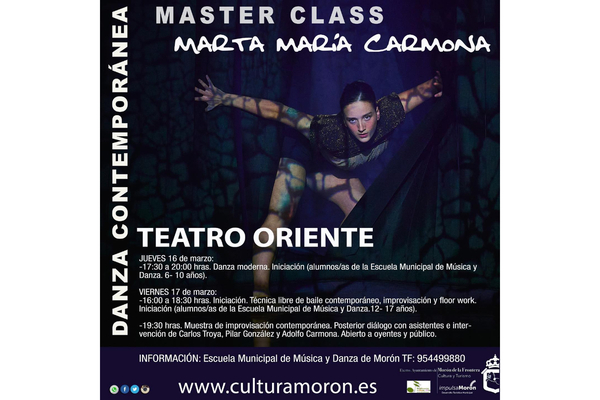 MASTER CLASS DE DANZA CONTEMPORÁNEA