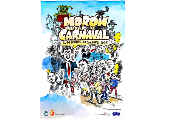 CARTEL ANUNCIADOR CARNAVAL 2025 MORÓN DE LA FRONTERA