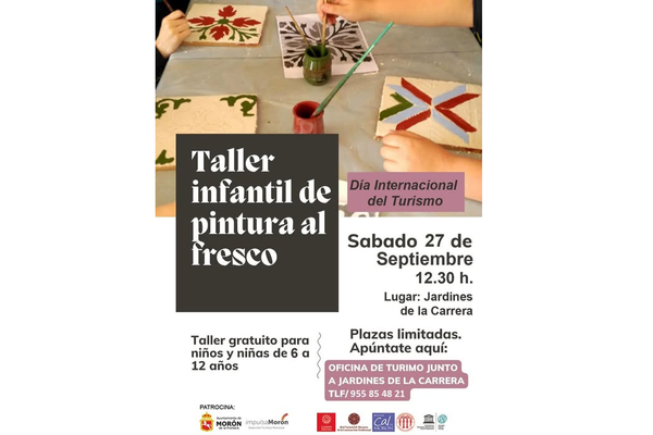 TALLER INFANTIL DE PINTURA AL FRESCO-DÍA MUNDIAL DEL TURISMO