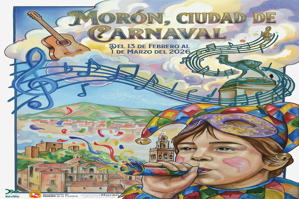 CARTEL Y PROGRAMA CARNAVAL 2026 MORÓN DE LA FRONTERA