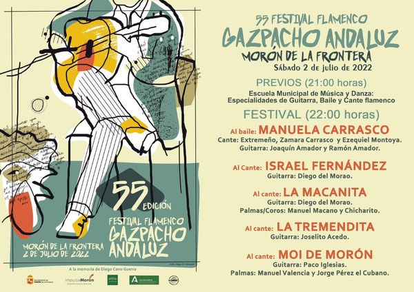 55 FESTIVAL FLAMENCO GAZPACHO ANDALUZ 2022 MORÓN DE LA FRONTERA