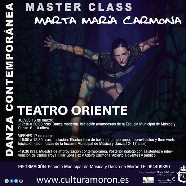 MASTER CLASS DE DANZA CONTEMPORÁNEA
