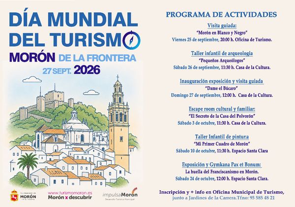 DÍA MUNDIAL DEL TURISMO MORÓN DE LA FRONTERA 2026