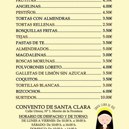 Listado de precios